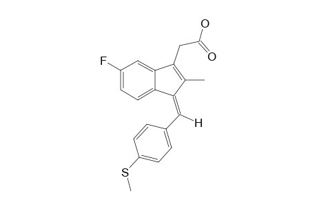 (Z)-5-FLUORO-2-METHYL-1-[[PARA-(METHYLTHIO)-PHENYL]-METHYLENE]-1H-INDENE-3-ACETIC-ACID;DESOXY-SULINDAC