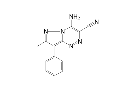 4-AMINO-7-METHYL-8-PHENYLPYRAZOLO[5,1-c]-as-TRIAZINE-3-CARBONITRILE
