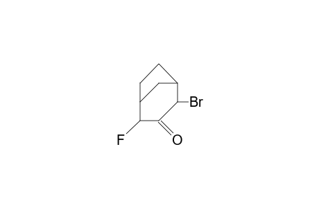 2-exo-Bromo-4-exo-fluoro-bicyclo(3.2.1)octan-3-one