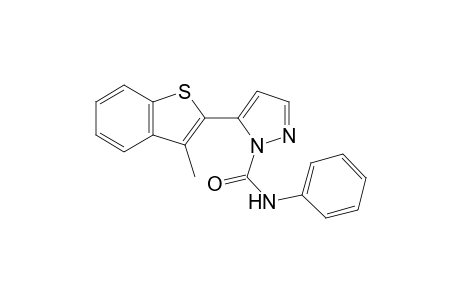 5-(3-methylbenzo[b]thien-2-yl)pyrazole-1-carboxanilide