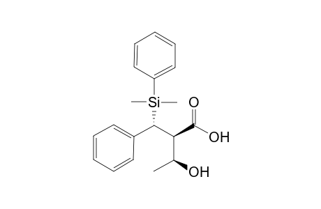 2-[[dimethyl(phenyl)silyl]-phenyl-methyl]-3-hydroxy-butanoic acid