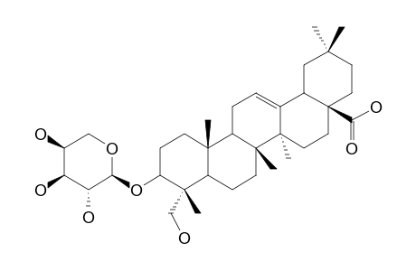 3-O-ALPHA-L-ARABINOPYRANOSYL-HEDERAGENIN