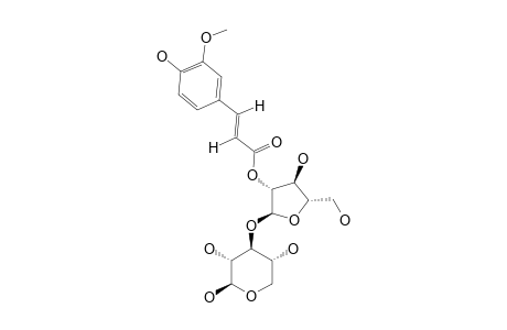 O-(2'-O-TRANS-FERULOYL-ALPHA-L-ARABINOFURANOSYL)-(1->3)-BETA-D-XYLOPYRANOSE
