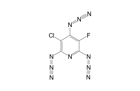 3-CHLORO-5-FLUORO-2,4,6-TRIAZIDOPYRIDINE