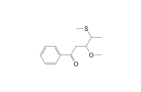 3-Methoxy-4-(methylthio)-1-phenyl-1-pentanone