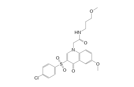 1-quinolineacetamide, 3-[(4-chlorophenyl)sulfonyl]-1,4-dihydro-6-methoxy-N-(3-methoxypropyl)-4-oxo-