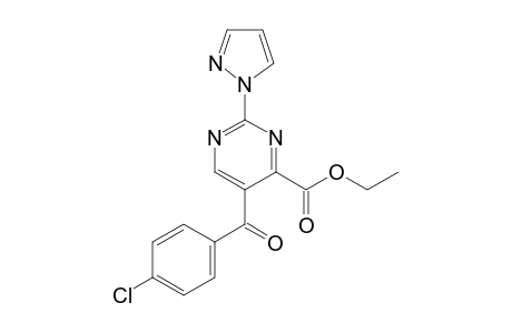 Ethyl 5-(4-Chlorobenzoyl)-2-(1H-pyrazol-1-yl)pyrimidine-4-carboxylate