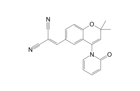 4-(1,2-Dihydro-2-oxo-1-pyridyl)-6-(2,2-dicyanoethenyl)-2,2-dimethyl-2H-1-benzopyran