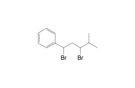 1,3-Dibromo-4-methyl-1-phenylpentane