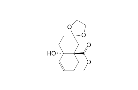 (4a.beta.,8a.alpha.)-1,2,4a,5,6,7,8,8a-Octahydro-8a.beta.-carbomethoxy-7,7-ethylenedioxy-4a.alpha.-hydroxynaphthalene