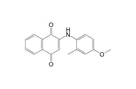 N-(4-Methoxy-2-methylphenyl)-2-amino-1,4-naphthoquinone