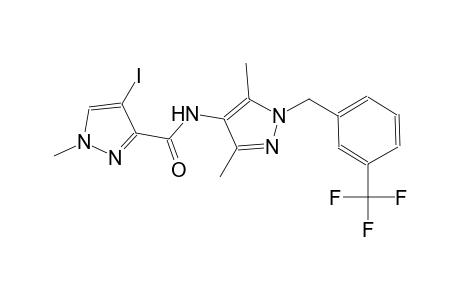 N-{3,5-dimethyl-1-[3-(trifluoromethyl)benzyl]-1H-pyrazol-4-yl}-4-iodo-1-methyl-1H-pyrazole-3-carboxamide