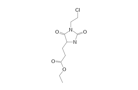 ETHYL-3-[1-(2-CHLORO-ETHYL)-2,5-DIOXO-IMIDAZOLIDIN-4-YL]-PROPANOATE