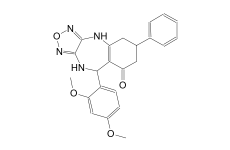 4H-[1,2,5]oxadiazolo[3,4-b][1,4]benzodiazepin-8(5H)-one, 9-(2,4-dimethoxyphenyl)-6,7,9,10-tetrahydro-6-phenyl-