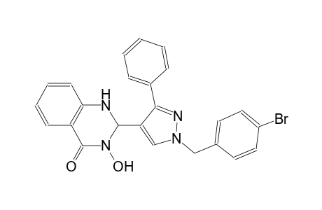 2-[1-(4-bromobenzyl)-3-phenyl-1H-pyrazol-4-yl]-3-hydroxy-2,3-dihydro-4(1H)-quinazolinone