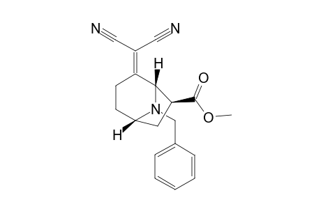 Methyl (1RS,5RS,7RS)-8-benzyl-2-(dicyanomethylene)-8-azabicyclo[3.2.1]octane-7-carboxylate