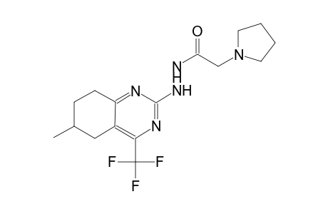 1-pyrrolidineacetic acid, 2-[5,6,7,8-tetrahydro-6-methyl-4-(trifluoromethyl)-2-quinazolinyl]hydrazide