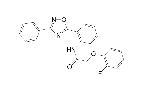 2-(2-fluorophenoxy)-N-[2-(3-phenyl-1,2,4-oxadiazol-5-yl)phenyl]acetamide