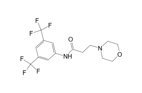 N-[3,5-Bis(trifluoromethyl)phenyl]-3-(4-morpholinyl)propanamide