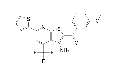 [3-amino-6-(2-thienyl)-4-(trifluoromethyl)thieno[2,3-b]pyridin-2-yl](3-methoxyphenyl)methanone