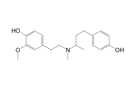 1-(4-hydroxyphenyl)-3-(N-methyl-N-(2-(4-hydroxy-3-methoxyphenyl)ethyl)amino)butane