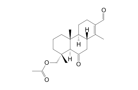 acetic acid [(1R,4aR,4bS,8aR,10aR)-7-formyl-10-keto-1,4a,8-trimethyl-3,4,4b,5,6,8a,9,10a-octahydro-2H-phenanthren-1-yl]methyl ester