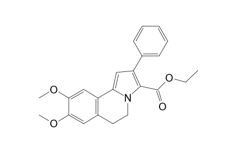 8,9-Dimethoxy-2-phenyl-5,6-dihydropyrrolo[2,1-a]isoquinoline-3-carboxylic acid ethyl ester