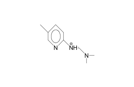 N2-(5-Methyl-2-pyridyl)-N1,N1-dimethyl-formamidine cation