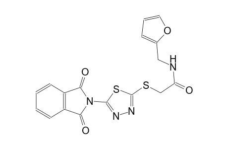 acetamide, 2-[[5-(1,3-dihydro-1,3-dioxo-2H-isoindol-2-yl)-1,3,4-thiadiazol-2-yl]thio]-N-(2-furanylmethyl)-