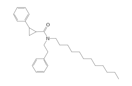 Cyclopropanecarboxamide, 2-phenyl-N-(2-phenylethyl)-N-dodecyl-