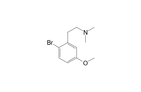 N,N-Dimethyl-2-bromo-5-methoxyphenethylamine