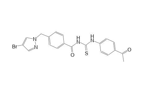 N-(4-acetylphenyl)-N'-{4-[(4-bromo-1H-pyrazol-1-yl)methyl]benzoyl}thiourea