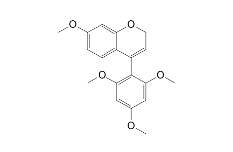 7-Methoxy-4-(2,4,6-trimethoxyphenyl)-2H-1-benzopyran