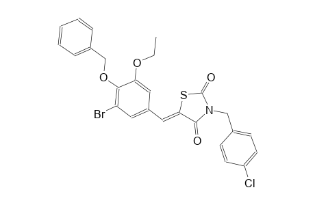 2,4-thiazolidinedione, 5-[[3-bromo-5-ethoxy-4-(phenylmethoxy)phenyl]methylene]-3-[(4-chlorophenyl)methyl]-, (5Z)-