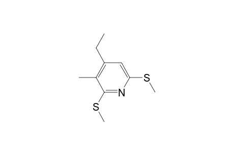 4-Ethyl-3-methyl-2,6-bis(methylsulfanyl)pyridine
