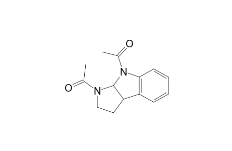 Pyrrolo[2,3-b]indole, 1,8-diacetyl-1,2,3,3a,8,8a-hexahydro-
