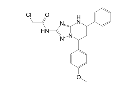 2-Chloro-N-[7-(4-methoxyphenyl)-5-phenyl-4,5,6,7-tetrahydro[1,2,4]triazolo[1,5-a]pyrimidin-2-yl]acetamide