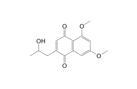 2-(2-hydroxypropyl)-5,7-dimethoxy-1,4-naphthoquinone