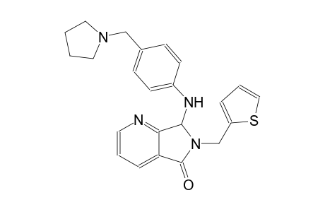 5H-pyrrolo[3,4-b]pyridin-5-one, 6,7-dihydro-7-[[4-(1-pyrrolidinylmethyl)phenyl]amino]-6-(2-thienylmethyl)-