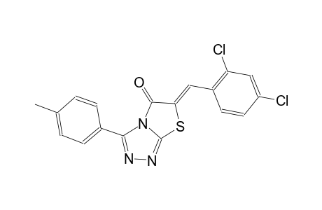 (6Z)-6-(2,4-dichlorobenzylidene)-3-(4-methylphenyl)[1,3]thiazolo[2,3-c][1,2,4]triazol-5(6H)-one