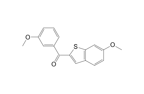 (6-Methoxybenzo[b]thiophen-2-yl)(3-methoxyphenyl)methanone