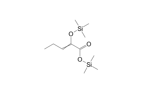 2-Trimethylsiloxypent-2-enoic acid trimethylsilyl ester