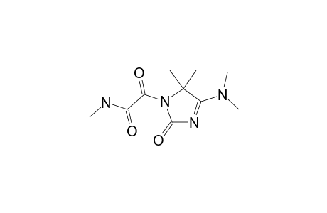 4-(Dimethylamino)-5,5-dimethyl-1-(N-methyloxamoyl)-2H,5H-imidazol-2-one