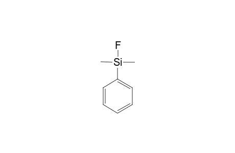 (CH3)2(C6H5)SIF;PHENYL-DIMETHYLFLUORO-SILANE
