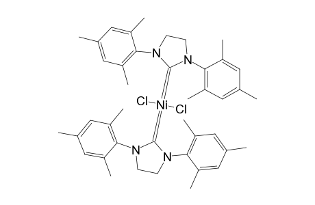 (trans)-bis[1,3-bis(2',4',6'-Trimethylphenyl)imidazolidin-2-ylidene]-dichloronickel