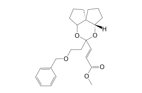 (E)-3-[(5R,6aS,9aR)-5-(2-Benzyloxy-ethyl)-octahydro-dicyclopenta[1,3]dioxin-5-yl]-acrylic acid methyl ester