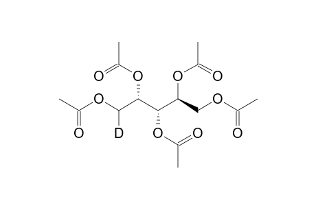 1,2,3,4,5-penta-O-acetyl-1-deuterio-L-arabinitol