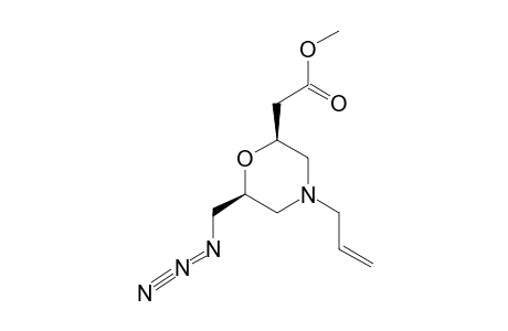 METHYL-3,7-ANHYDRO-5-AZA-8-AZIDO-5-ALLYL-2,4,5,6,8-PENTADEOXY-D-GLYCERO-D-ALLO-OCTONATE