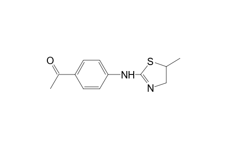 1-Ethanone, 1-[4-[(4,5-dihydro-5-methyl-2-thiazolyl)amino]phenyl]-