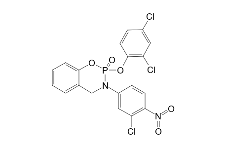 3-(3'-CHLORO-4'-NITROPHENYL)-2-(2,4-DICHLOROPHENOXY)-3,4-DIHYDRO-2H-1,3,2-LAMBDA(5)-BENZOXAZAPHOSPHININ-2-ONE
